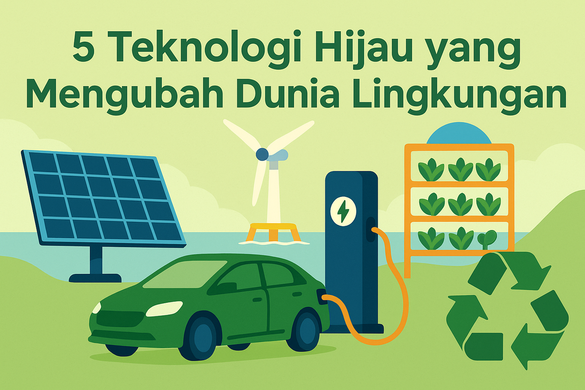 5 Teknologi Hijau yang Mengubah Dunia Lingkungan